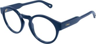 Chlo&eacute; Glasses, unisex, Blue, Size: 51 MM Ch0159O Optical Frame