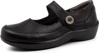 Ziera Womens Gloria W Mary Jane Shoes In Black Leather