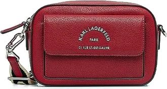 Karl Lagerfeld Borsa a tracolla con decorazione - Rosso