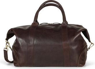 Howard London Weekendtas Steven - unisex - Weekendtassen - Bruin - ONE Size - Leer - Tassen