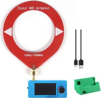 OEM Receptor De Radio Si4732, Pantalla De 1,9 Pulgadas, 10 Khz-180 Mhz, Fm/am/lsb/usb, Radio De Onda Corta Si4732, Radio + Soporte 3d