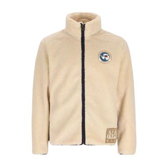 Napapijri Fitness, Heren, Beige, XL, Fleece Jassen