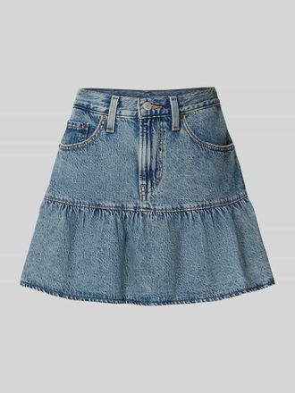 Levi's Jeansrock im Stufen-Look Modell FLOUNCE in Hellblau, Gr&ouml;&szlig;e 25