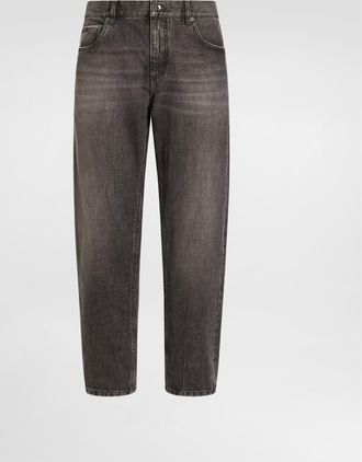 Dolce & Gabbana Denim Trousers - Man Denim Multi-colored 48