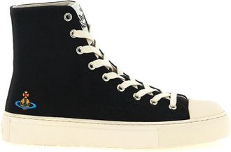 Vivienne Westwood Plimsoll Sneakers - Dames - Sneakers - Zwart - 41 EU - Katoen - Schoenen