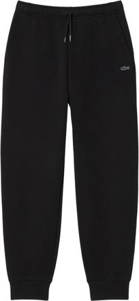 Lacoste Trainingsbroeken van dubbelzijdig jersey - Dames - Sweatpants - Zwart - L - Katoen - Broeken