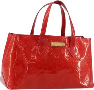 Louis Vuitton Pre-owned Handbags, female, Red, Size: ONE SIZE Pre-owned Patent Leather Hand Bag