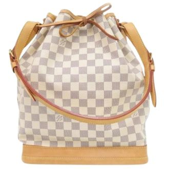 Louis Vuitton Pre-owned Bucket Bags, female, White, Size: ONE SIZE Pre-owned Bucket Bag