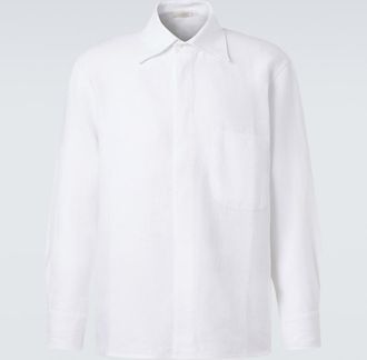 Saman Amel Linen overshirt
