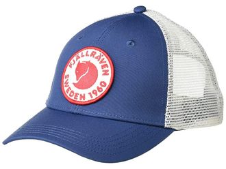 Fj&auml;llr&auml;ven 1961 Logo Langtradarkeps Caps Indigo Blue : SM/MD, Polyester/Mesh/Cotton