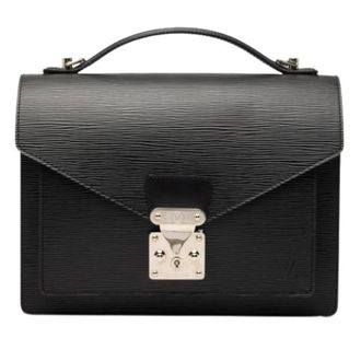 Louis Vuitton Pre-owned Monceau - Dames - Pre-owned - Zwart - Maat: ONE Size Zijde