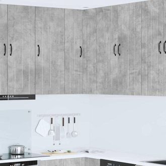 vidaXL vidaXL Mobile da cucina Grigio cemento 57 x 57 x 100 cm