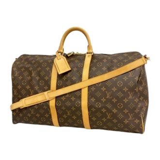 Louis Vuitton Pre-owned Weekend Bags, unisex, Brown, Size: ONE SIZE Pre-owned Boston Bag