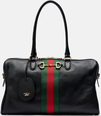 Gucci Borsetto Large leather bowling bag