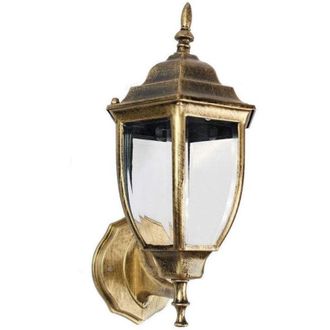 Trade Shop Trade Shop Traesio - Trade Shop - Lanterna Giardino Antica Lampada Parete Applique Esterno Muro Retr&ograve; Es09 Bronzo