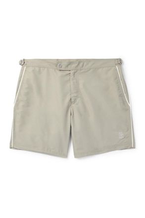 Brunello Cucinelli Straight-Leg Mid-Length Swim Shorts