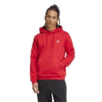 adidas Mens adidas Originals Trefoil Essentials Lifestyle Hoodie - Better Scarlet Size XXL