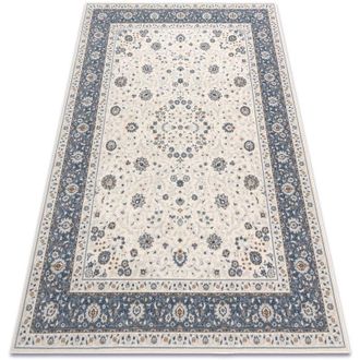 RugsX Rugsx - Alfombra Nain Marco Ornamento 7179/51943 Beige / Azul Oscuro Beige 240x340 Cm