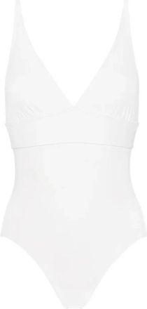 Eres Larcin Triangle badpak uit &eacute;&eacute;n stuk - Dames - Badpakken - Wit - 2XL - Spandex - Badmode