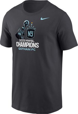 Nike Mens Gotham FC NWSL Champions T-Shirt in Grey | M11332P840SBF-ANT