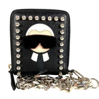 Fendi Pre-owned Wallets, unisex, Black, Size: ONE SIZE Pre-owned Wallet