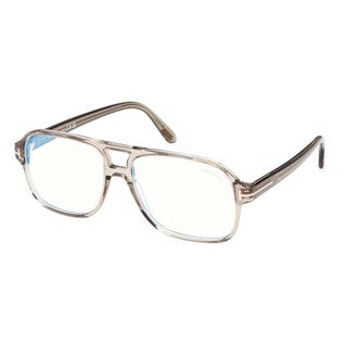 Tom Ford Glasses, unisex, Gray, Size: 58 MM Ft6058-B