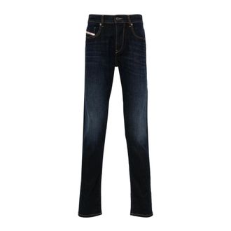 Diesel Slim-fit Jeans, male, Blue, Size: W34 Stylish Denim Jeans