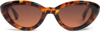 Peter and May Occhiali da sole cat-eye - Marrone