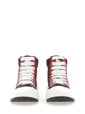 Alexander McQueen Logo Canvas Sneaker - Black