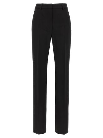 Sportmax Black Viscose Casual Womens Pants