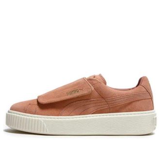 Puma (WMNS) PUMA Suede Platform Strap Cameo Brown 364586-03