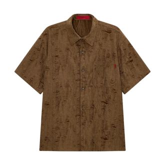 Acupuncture Camisa de manga corta - Shirts - Hombre - Marr&oacute;n - XS