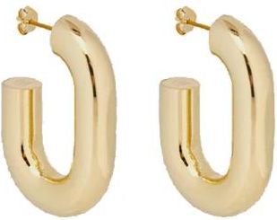 Paco Rabanne XL Link Oorbellen - Dames - Oorbellen - Geel - ONE Size - Accessoires
