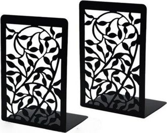 OEM Juego De 2 Sujetalibros, Sujetalibros Decorativos De Hierro En Forma De L, Antideslizantes Y Resistentes A La Corrosi&oacute;n, 17,5 X 12 X 9,5 Cm