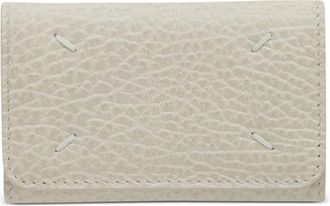 Maison Margiela four-stitch leather key holder - men - Viscose/Calf Leather/Calf Leather - One Size - Neutrals