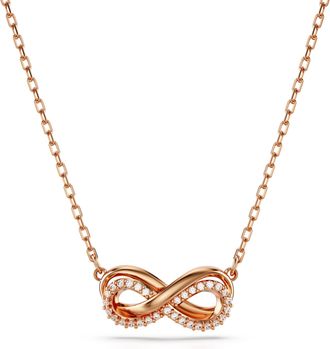 Swarovski Hyperbola Dames Verguld Metalen Halsketting - Roze 5684084