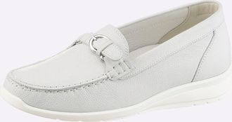 Waldl&auml;ufer Slipper WALDL&Auml;UFER, Damen, Gr. 4,5, ecru, Nubukleder, Schuhe Slipper