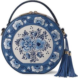 Brahmin Lane Croc Embossed Crossbody Bag in Aura Blue at Nordstrom
