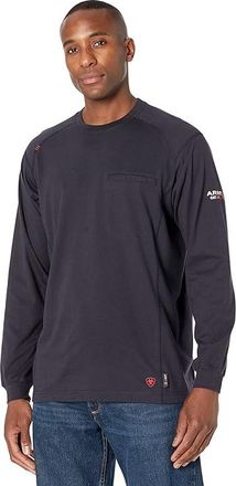 Ariat FR Air Rig Life Graphic Long Sleeve T-Shirt Mens Clothing Black : XL, Cotton