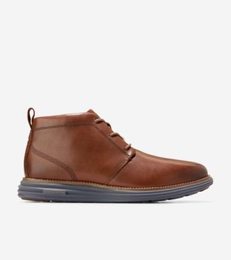 Cole Haan Mens &Oslash;riginal Grand Remastered Waterproof Chukka Boots - Brown Size 10.5