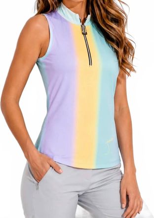 Jamie Sadock Stratus Sleeveless Shirt In Oasis