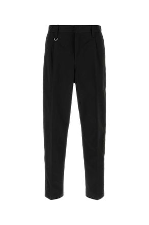 Yohji Yamamoto Black Jacquard Pant