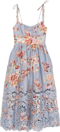 Zimmermann Awaken Picnic Floral-print Midi Dress
