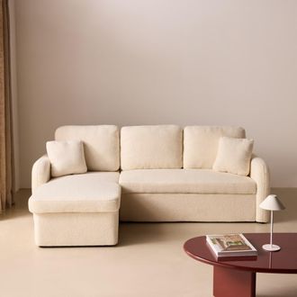 Sweeek Sof&aacute; cama esquinero reversible con espacio de almacenamiento, 3