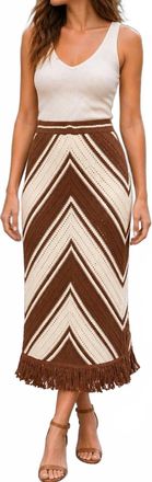 Design History Fringe Skirt In Syrup Cbo