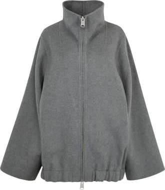 Khaite Giacca Garret a collo alto - Grigio