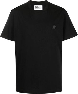 Golden Goose Small Star Chest Logo Tee - Heren - T-shirts - Zwart - XS - Katoen - Tops