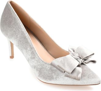 Journee Collection Women & apos;s Crystol Medium and Wide Width Evening Pumps