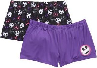The Nightmare Before Christmas Nightmare Before Christmas 2-Pack Pajama Shorts in Black at Nordstrom Rack, Size X-Large