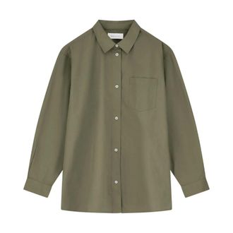 Skall Studio Edgar Shirt Gots - female - Skall Studio - Shirts - Green - XS - Blouses & Shirts